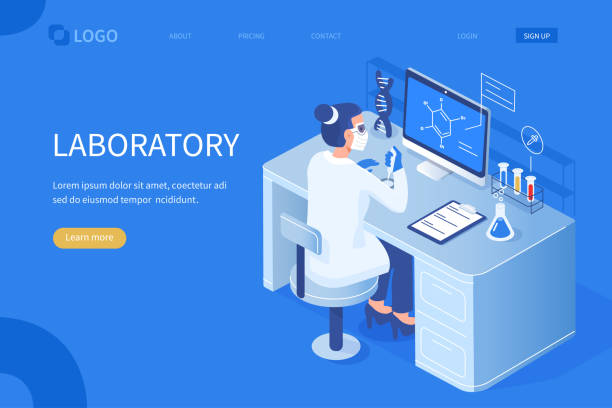 ilustrações de stock, clip art, desenhos animados e ícones de laboratory - research chemistry dna formula