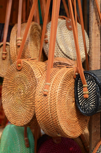istock Balinese handmade rattan eco bags 1138590190