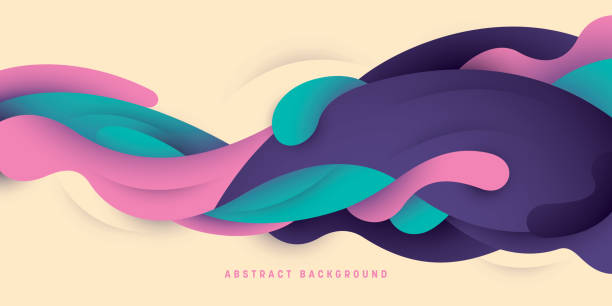 Abstract fluid background. Abstract fluid background in modern style. Vector illustration. inspiration patterns stock illustrations