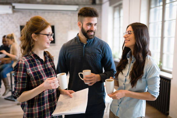 istock Portrait of young architects discussing in office 1138590475