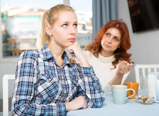 istock Mature mom apologizes to daughter after quarrel 1138593916