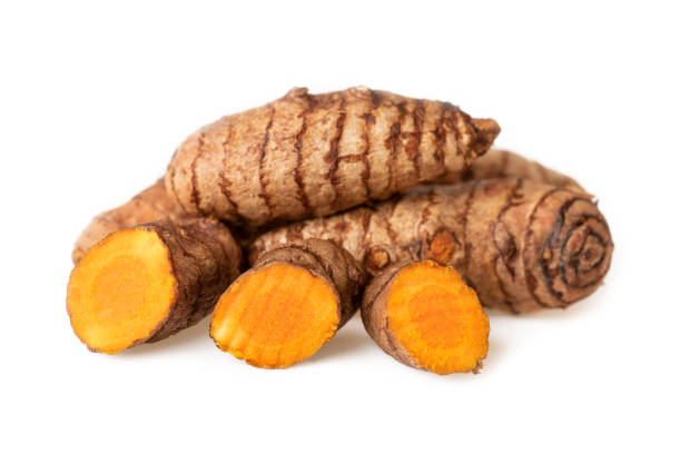 istock Turmeric curcuma roots isolated on white 1138593930