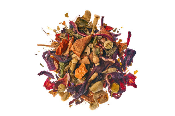 istock Tea made from wild raspberries and mint 1138600289