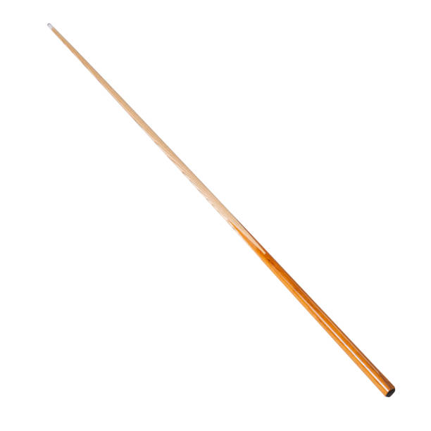 istock wooden cue for a billiard with a brown handle, on a white background 1138601700