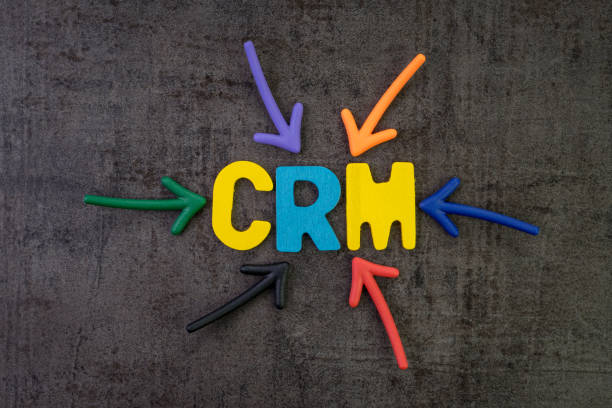 istock CRM, customer relationship management concept, multi color arrows pointing to the word SSL at the center of black cement chalkboard wall, strategies use to analyze customer interactions and data 1138608353