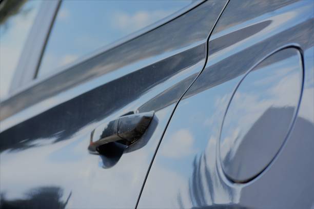 istock Car backdoor close up 1138608449