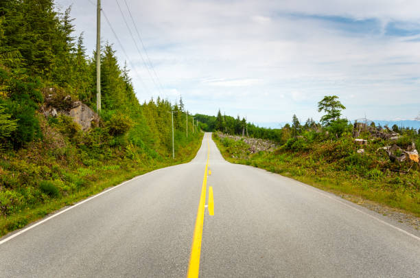 istock Scenic Coastl Road under Cloudy Sky in Summer 1138608466