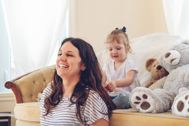 istock Mother and daughter spending a week-end morning together 1138613708