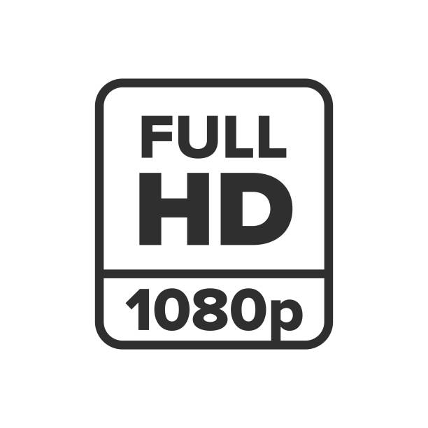 Full HD 1080p symbol Available in high-resolution and several sizes to fit the needs of your project. full hd format stock illustrations