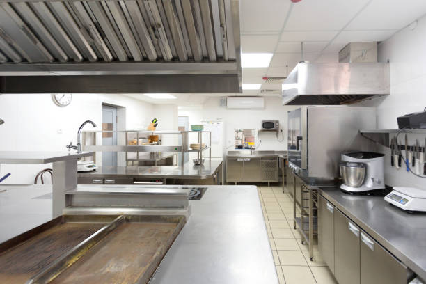istock Modern kitchen equipment in a restaurant 1138615828