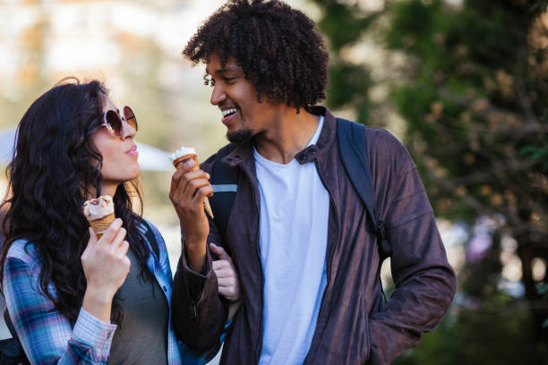 istock Beautiful young couple having fun outdoors on a lovely day 1138616059