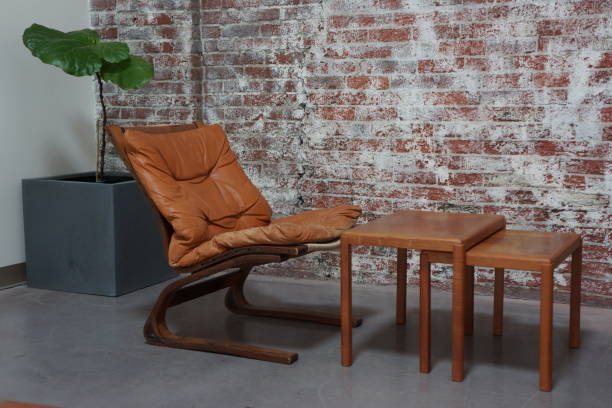 Mid-Century Modern Furniture stock photo