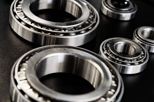 istock Collections of metal bearings 1138619503