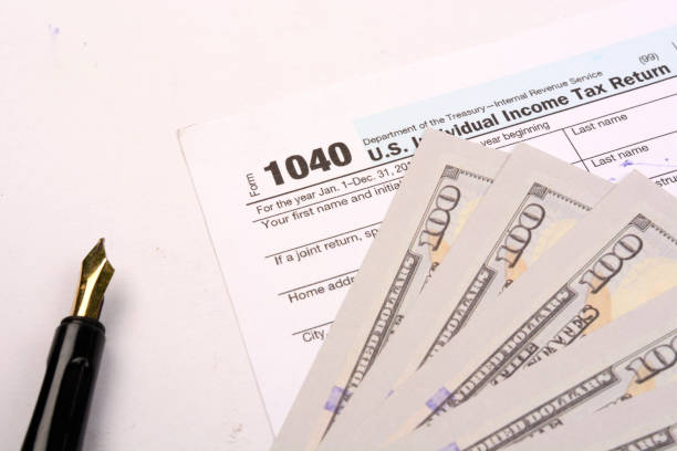 istock 1040 US tax form 1138623414