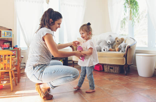 istock Mother and daughter spending a week-end morning together 1138630164
