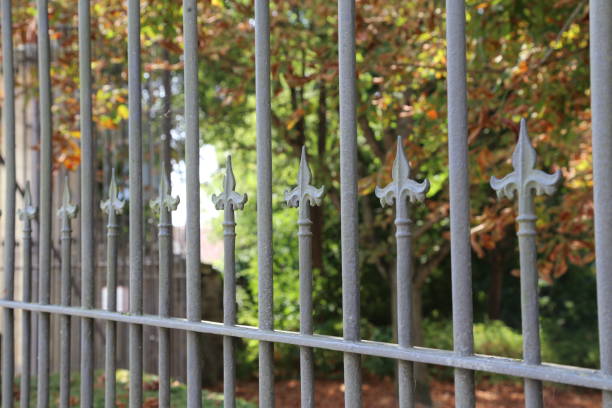 istock Metal fence 1138631879
