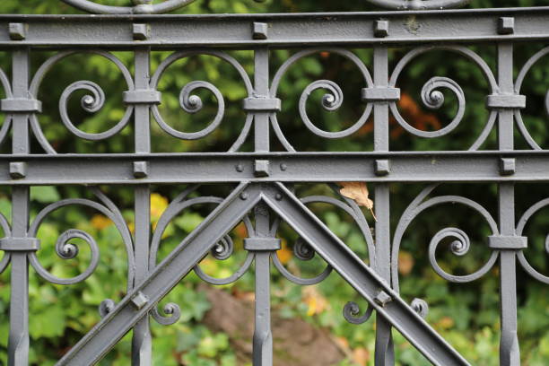 istock Metal fence 1138631932