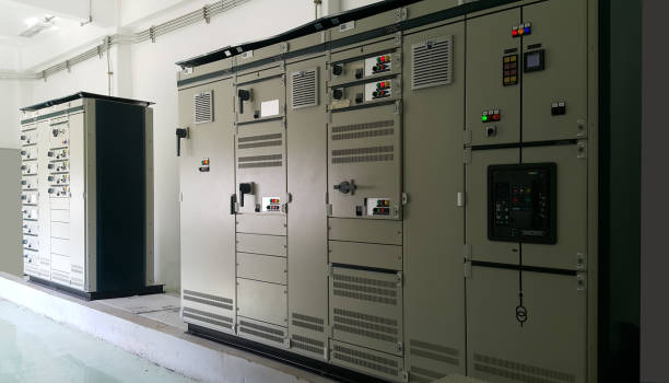 istock Electrical part and accessories in the motor control center room 1138640764