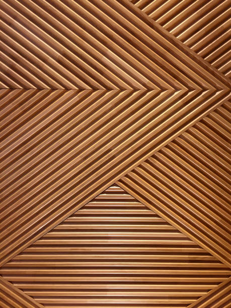 Wood background, striped wood paneling