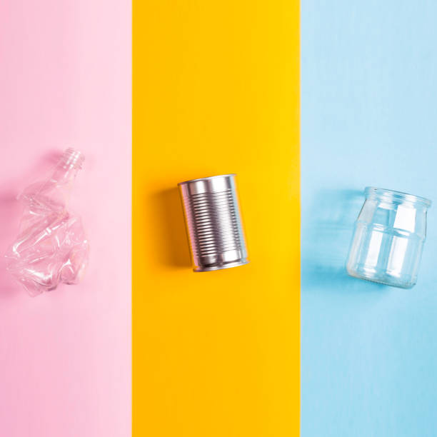 istock Household waste sorting for recycling. Environmental conservation concept 1138644391