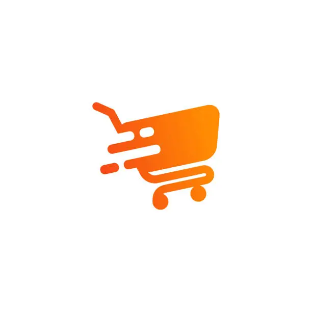 Vector illustration of shopping cart icon design. cart icon symbol design