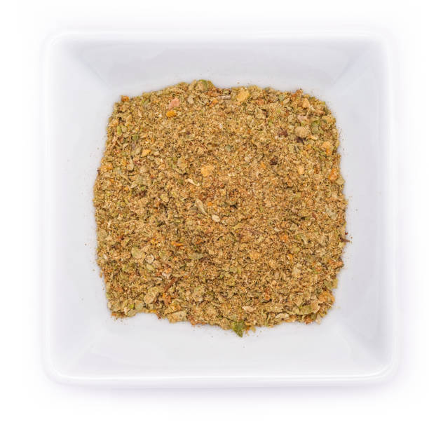 istock Spice mix for roasted pork in a white bowl 1138646878