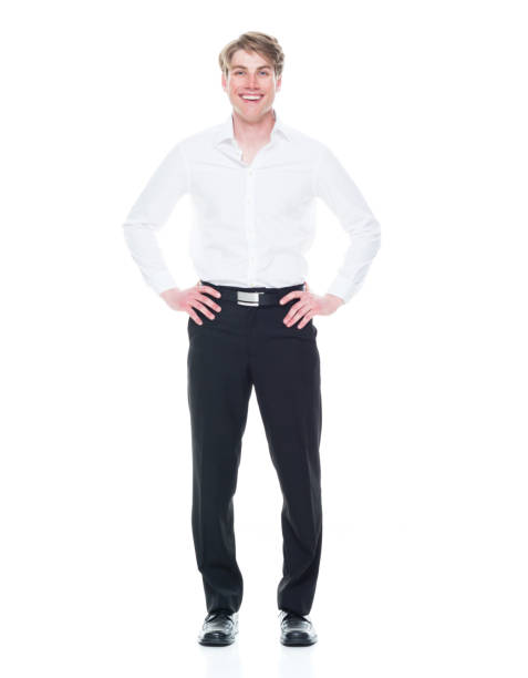 istock Handsome businessman in button down white shirt 1138648824