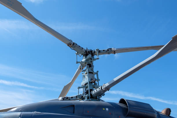 istock Fragment screw engine of helicopter. 1138648910