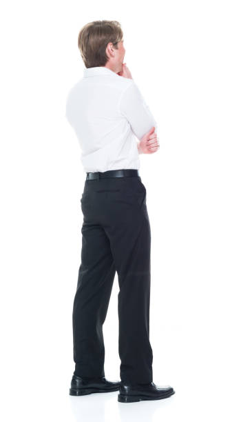 istock Handsome businessman in button down white shirt 1138649029
