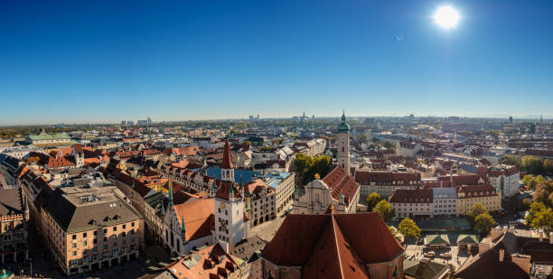 istock Munich panorama and cityscape on Viktualien market 1138650032