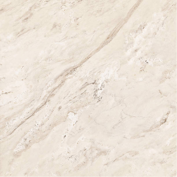 Closeup beige marble with natural pattern texture background. stock photo