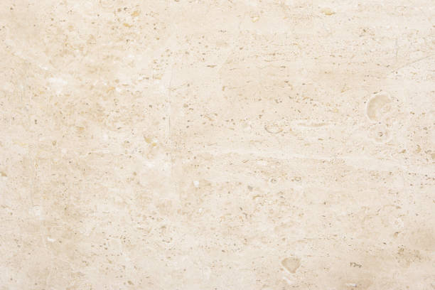 Closeup beige marble with natural pattern texture background. Horizontal picture. stock photo