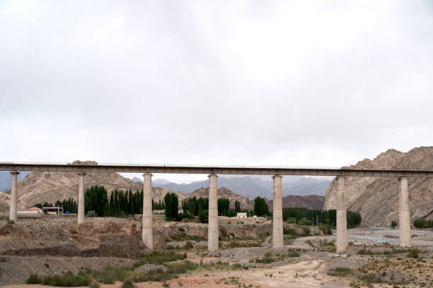 istock Railways and Bridges on the plateau 1138650237