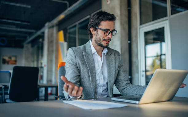 istock Businessman working on laptop 1138651482