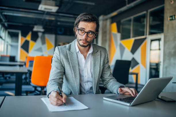 istock Businessman working on laptop 1138651549