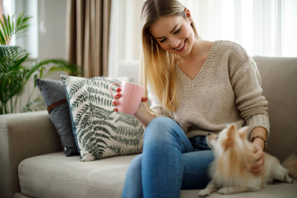 istock Woman playing with her dog 1138653785