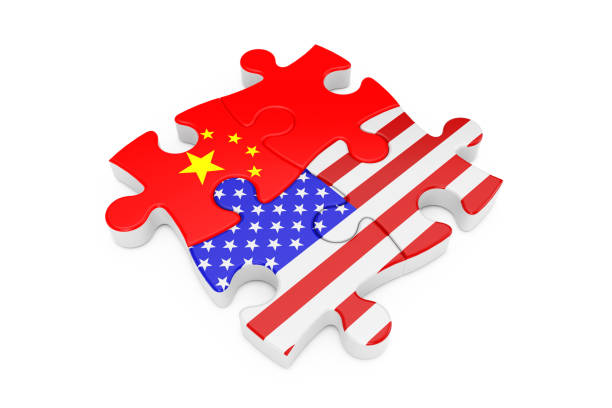 istock USA and China Cooperation Puzzle as Flags. 3d Rendering 1138657574