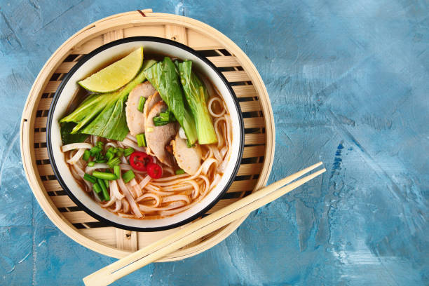 istock Asian noodle soup. 1138658297