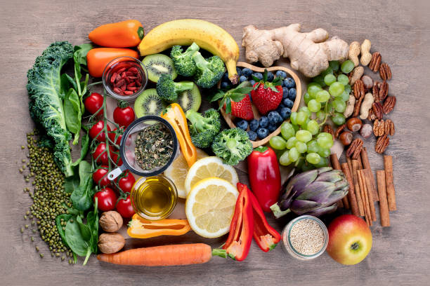 istock Natural products rich in antioxidants and vitamins 1138658862
