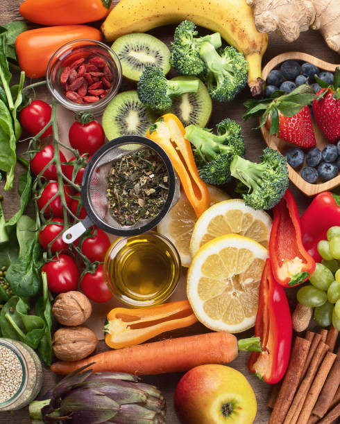 istock Natural products rich in antioxidants and vitamins 1138658893