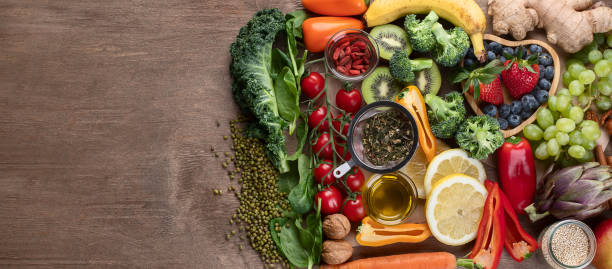 istock Natural products rich in antioxidants and vitamins 1138658944