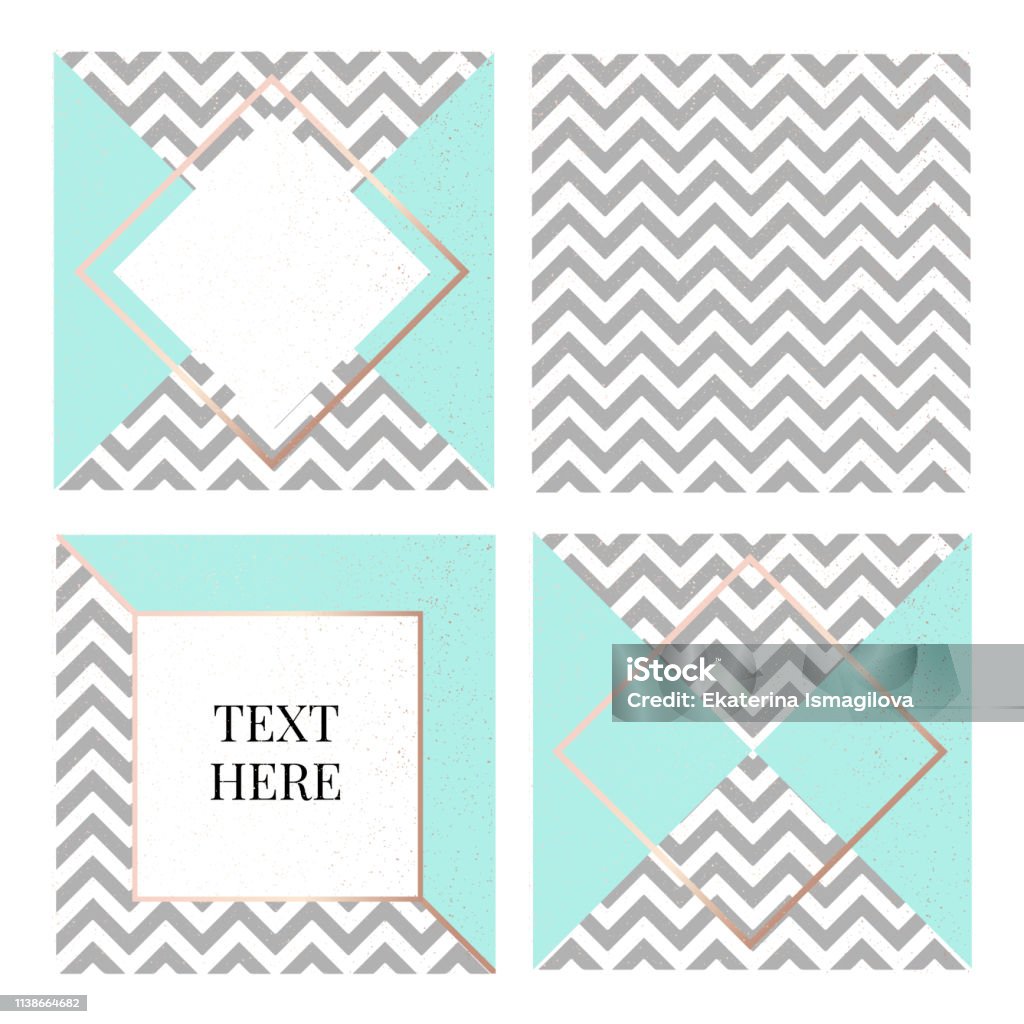 templates Frame square fluide art Gold Fashion Abstract stock vector