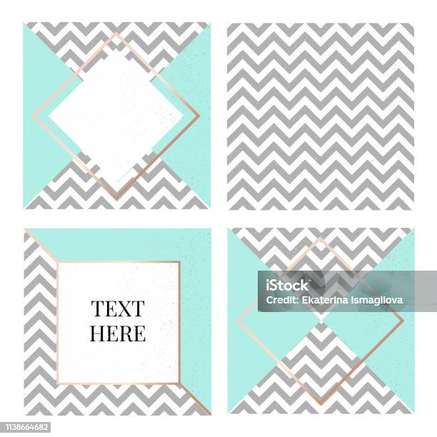 Templates Frame Square Fluide Art Gold Fashion Stock Illustration - Download Image Now - Abstract, Blogging, Border - Frame