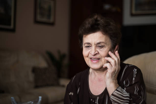 istock Senior woman talking on phone. 1138670091