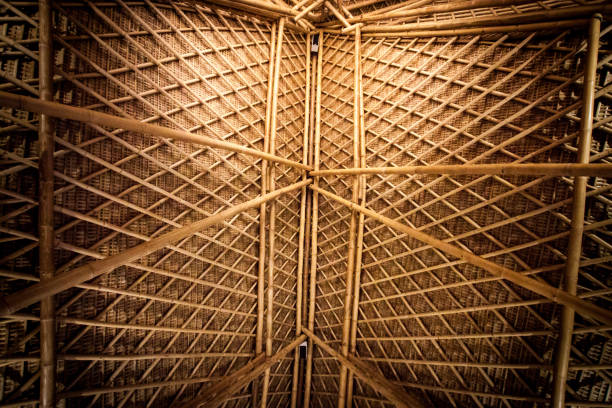 Bamboo roof in Bali