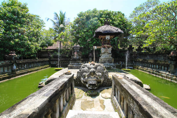 istock Bali temple with stone carvings 1138670983