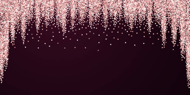 istock Pink gold glitter luxury sparkling confetti. Scatt 1138673738