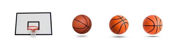 istock Basketball ball isolated on white background 1138676221
