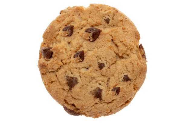 istock Chocolate chip cookie isolated on white background 1138676625