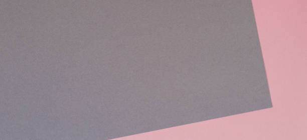 istock Abstract geometric shape gray and pink color paper background 1138678661